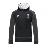 Chaqueta con Capucha del Liverpool 2019-2020 Negro