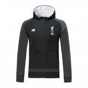 Chaqueta con Capucha del Liverpool 2019-2020 Negro