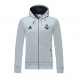 Chaqueta con Capucha del Real Madrid 2019-2020 Gris