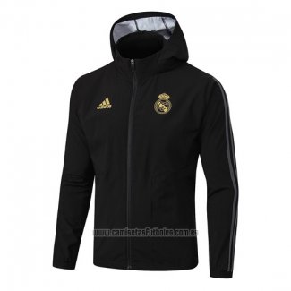 Chaqueta con Capucha del Real Madrid 2019-2020 Negro