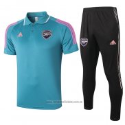 Conjunto Polo del Arsenal 2020-2021 Verde