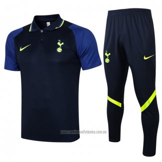 Conjunto Polo del Tottenham Hotspur 2021-2022 Azul