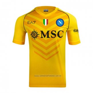 Tailandia Camiseta del Napoli Portero 2023-2024 Amarillo