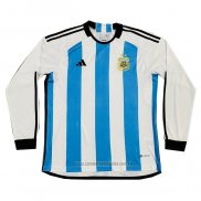 Camiseta del Argentina 3 Estrellas 1ª Equipacion Manga Larga 2022