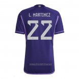 Camiseta del Argentina Jugador L.Martinez 2ª Equipacion 2022