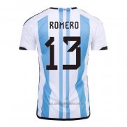 Camiseta del Argentina Jugador Romero 1ª Equipacion 2022