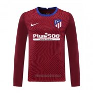 Camiseta del Atletico Madrid Portero Manga Larga 2020-2021 Rojo