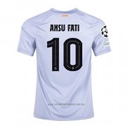 Camiseta del Barcelona Jugador Ansu Fati 3ª Equipacion 2022-2023