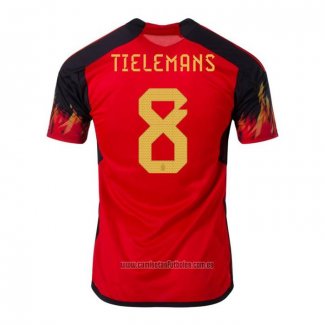 Camiseta del Belgica Jugador Tielemans 1ª Equipacion 2022