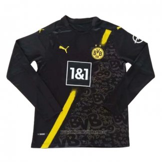 Camiseta del Borussia Dortmund 2ª Equipacion Manga Larga 2020-2021