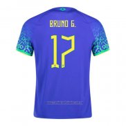 Camiseta del Brasil Jugador Bruno G. 2ª Equipacion 2022