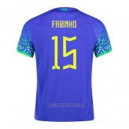 Camiseta del Brasil Jugador Fabinho 2ª Equipacion 2022