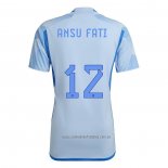 Camiseta del Espana Jugador Ansu Fati 2ª Equipacion 2022