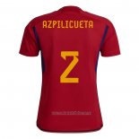 Camiseta del Espana Jugador Azpilicueta 1ª Equipacion 2022