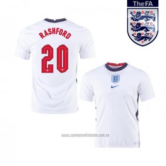 Camiseta del Inglaterra Jugador Rashford 1ª Equipacion 2020-2021