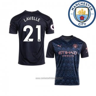 Camiseta del Manchester City Jugador Lavelle 2ª Equipacion 2020-2021