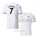 Camiseta del Manchester City Jugador Sterling 2ª Equipacion 2021-2022