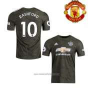 Camiseta del Manchester United Jugador Rashford 2ª Equipacion 2020-2021