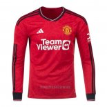 Camiseta del Manchester United 1ª Equipacion Manga Larga 2023-2024
