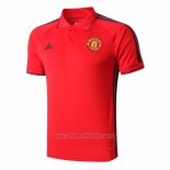 Camiseta Polo del Manchester United 2019-2020 Rojo