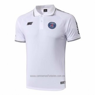 Camiseta Polo del Paris Saint-Germain 2019-2020 Blanco