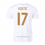 Camiseta del Serbia Jugador Kostic 2ª Equipacion 2022