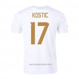 Camiseta del Serbia Jugador Kostic 2ª Equipacion 2022