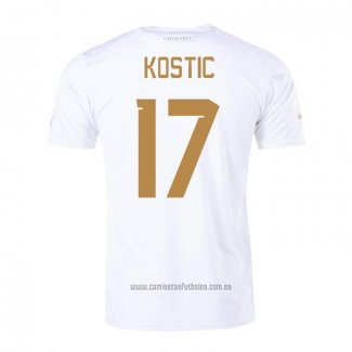 Camiseta del Serbia Jugador Kostic 2ª Equipacion 2022