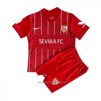 Camiseta del Sevilla 2ª Equipacion Nino 2021-2022