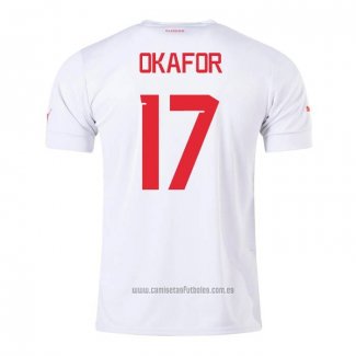 Camiseta del Suiza Jugador Okafor 2ª Equipacion 2022