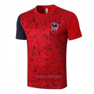 Camiseta de Entrenamiento Francia 2020-2021 Rojo