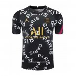 Camiseta de Entrenamiento Paris Saint-Germain Jordan 2020-2021 Negro