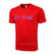 Camiseta de Entrenamiento Paris Saint-Germain Jordan 2021-2022 Rojo