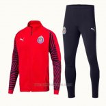 Chandal de Chaqueta del Guadalajara 2019-2020 Rojo