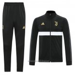 Chandal de Chaqueta del Juventus 2020-2021 Negro y Blanco