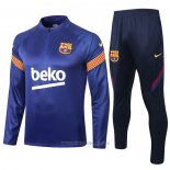 Chandal de Sudadera del Barcelona 2020-2021 Azul