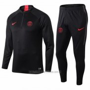 Chandal de Sudadera del Paris Saint-Germain 2019-2020 Negro