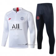 Chandal de Sudadera del Paris Saint-Germain 2019-2020 Blanco