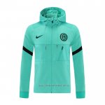 Chaqueta con Capucha del Inter Milan 2021-2022 Verde