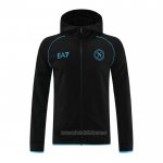 Chaqueta con Capucha del Napoli 2023-2024 Negro