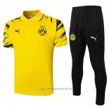 Conjunto Polo Borussia Dortmund 2020-2021 Amarillo