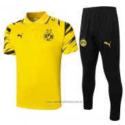 Conjunto Polo Borussia Dortmund 2020-2021 Amarillo