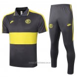 Conjunto Polo Inter Milan 2020-2021 Amarillo