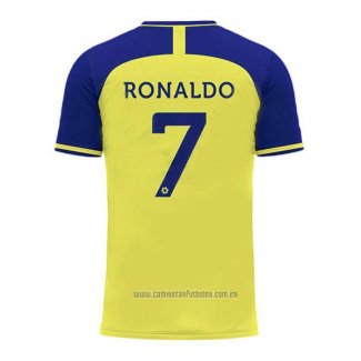 Camiseta del Al Nassr Jugador Ronaldo 1ª Equipacion 2022-2023