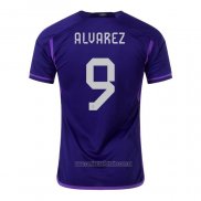 Camiseta del Argentina Jugador Alvarez 2ª Equipacion 2022