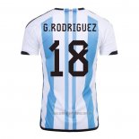 Camiseta del Argentina Jugador G.Rodriguez 1ª Equipacion 2022