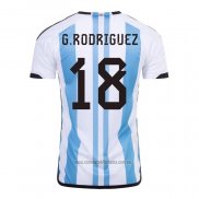 Camiseta del Argentina Jugador G.Rodriguez 2ª Equipacion 2022