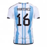 Camiseta del Argentina Jugador Martinez 1ª Equipacion 2022