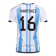 Camiseta del Argentina Jugador Martinez 1ª Equipacion 2022