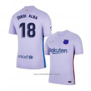 Camiseta del Barcelona Jugador Jordi Alba 2ª Equipacion 2021-2022
